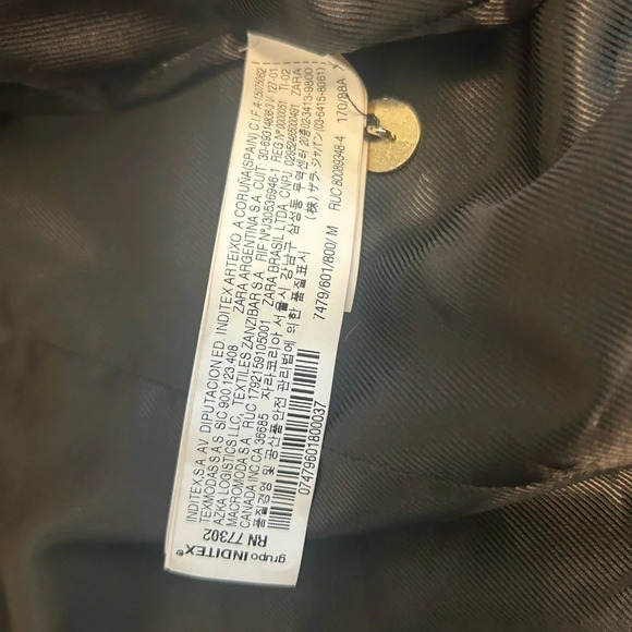 Zara NWT varsity patched jacket size M super cute! Blazer/jacket  mix - Picture 10 of 12